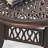 Rattan patio table and chair combination