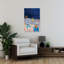 Starry Desert Party Colorful Vibrant Abstract Landscape Nature, art mural-129005302