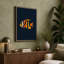 Geometric Fish Modern - Wrapped Canvas-345677060-345677080