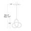 Mini-luminaire suspendu 7 po Vornado-98375353