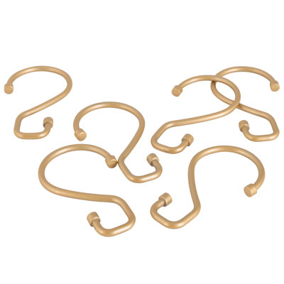 Metal Rust Resistant Shower Curtain Hook
