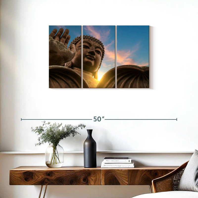 Adella Po Lin Monastery Buddha, 20" H x 33" W