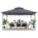 (incomplete)12 ft. w x 10 ft. d steel patio gazebo the soft roof gazebos