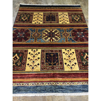 Multicolor Azurite Khorjin 4'11" x 6'6"