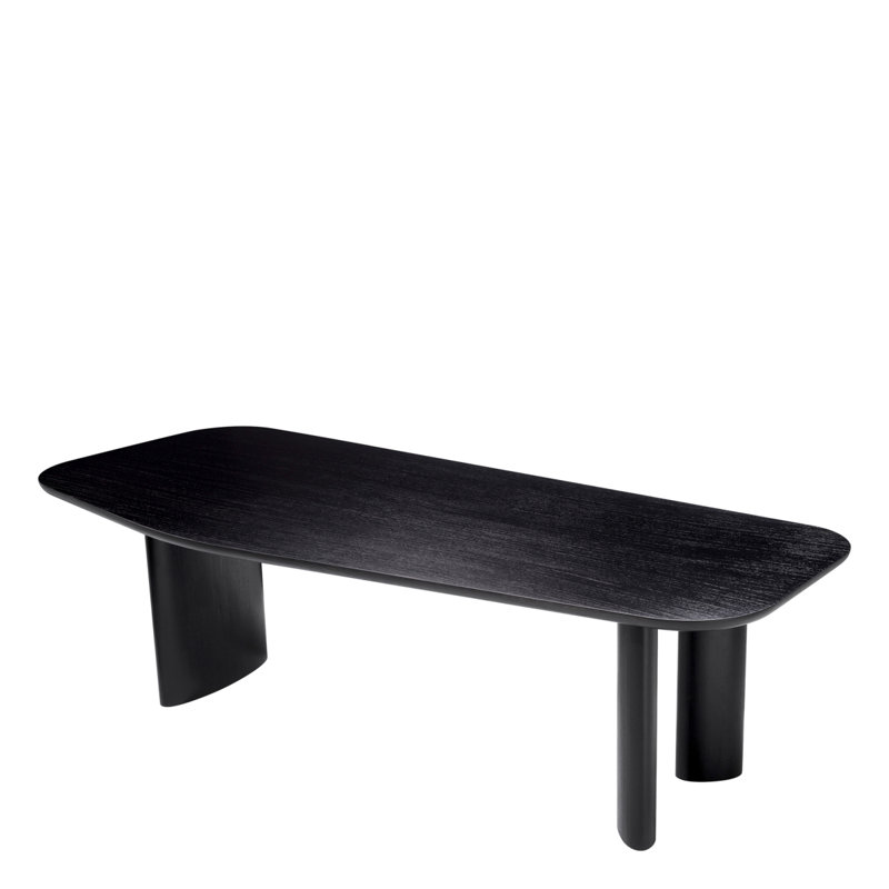 Dining Table Flemings Black Veneer - Legs