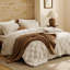 Ensemble d'édredon très grand Taille Beige, ensemble de lit capitonné Boho, literie à carreaux de style Shabby Chic, 3 pièces, 1 édredon géométrique à carreaux et 2 taies décoratives-1946258950-1960535229