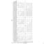 Armoire de rangement pour vestibule, garde-robe portative, rangement pour vêtements
