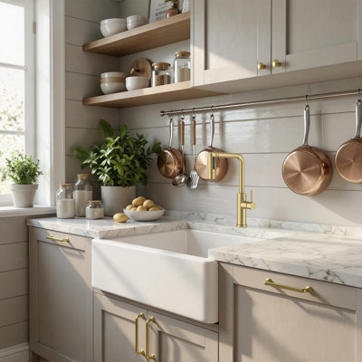 Waterfall Kitchen Faucet With Pull Down Sprayer