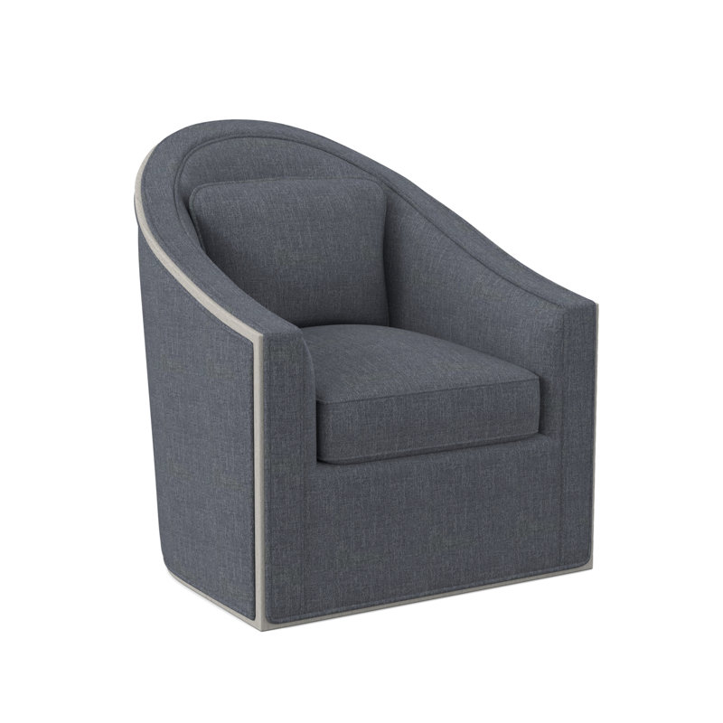 Fauteuil pivotant Academy, Bisque, 100% polyester Elise Harbor