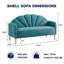 Causeuse standard en bois massif et manufacturé Billijo-424642671-423687089