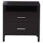 Table de chevet 2 tiroirs Lupe-28962952