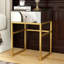 Mirrored Glass Bedside Table 1 Drawer Nightstand With Storage
