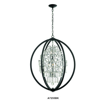 Luminaire suspendu sphère 7 lumières Nels