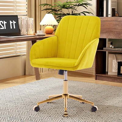 Chaise de bureau réglable, fauteuil, chaise pivotante avec base en métal