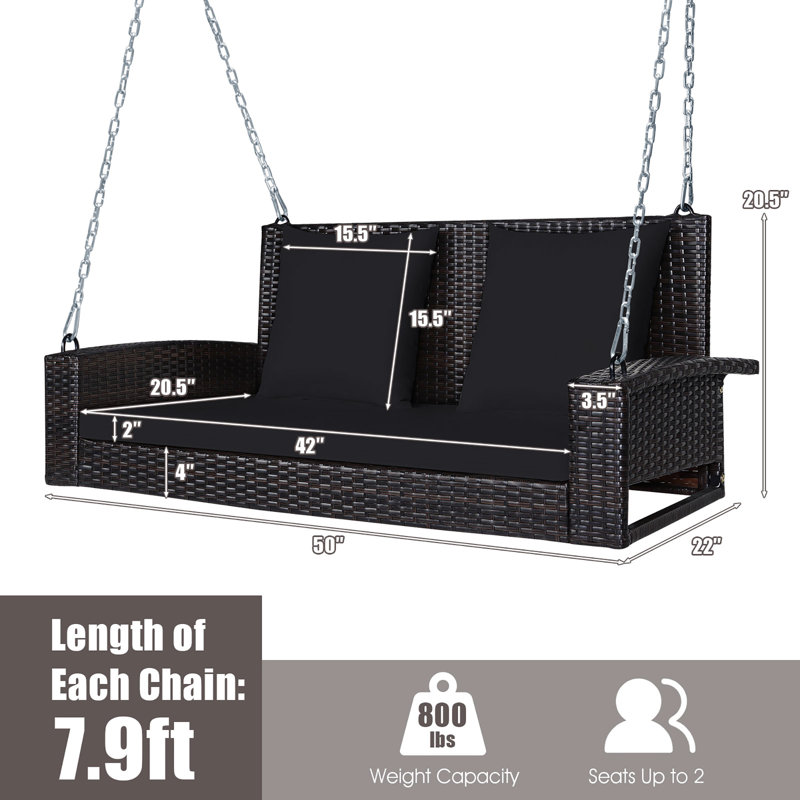 Balancelle Costway, Noir