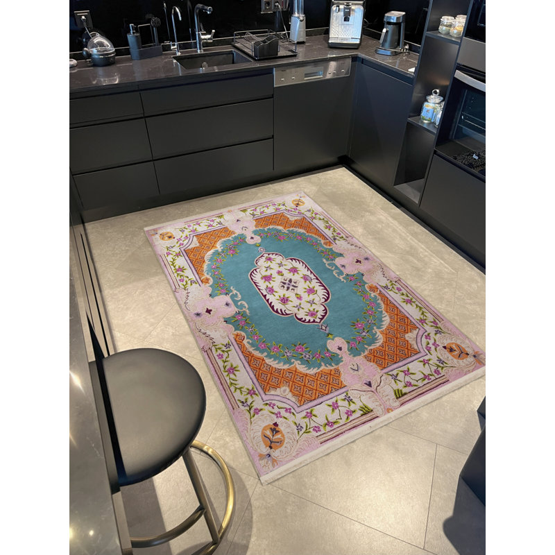 Tapis rectangulaire Xhoana, Rectangle 5 pi 2 po x 7 pi 7 po