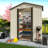 Outdoor Storage Garden Shed 5Ftx3ft Apex Roof White-123950840-123950844