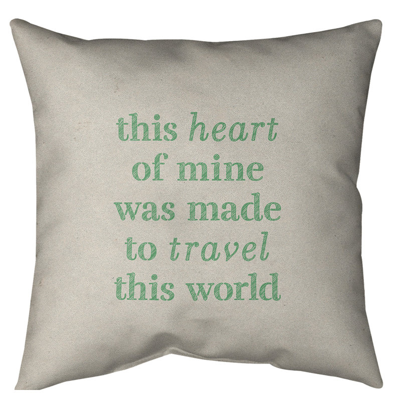 Coussin de sol, 40 po x 40 po, Blanc / Vert