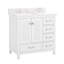 Meuble-lavabo simple 36 po avec comptoir en marbre de Carrare et dosseret entièrement assemblé-1938598645-1914444978