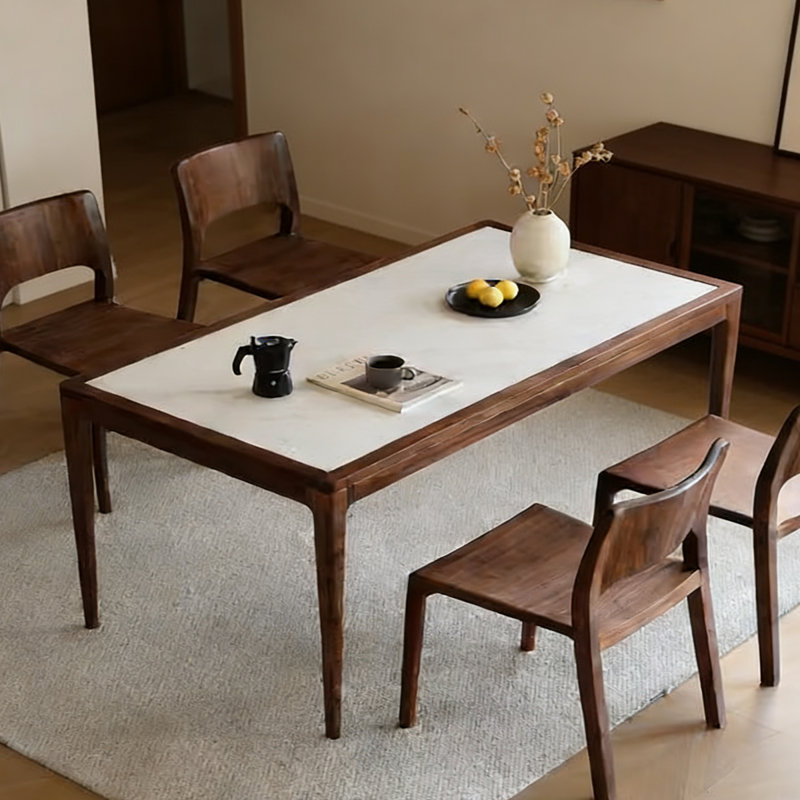 Table de salle à manger rectangulaire simple, H 29,53 po x L 70,87 po x l 31,5 po