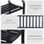 Banc de jardin extérieur, banc de patio