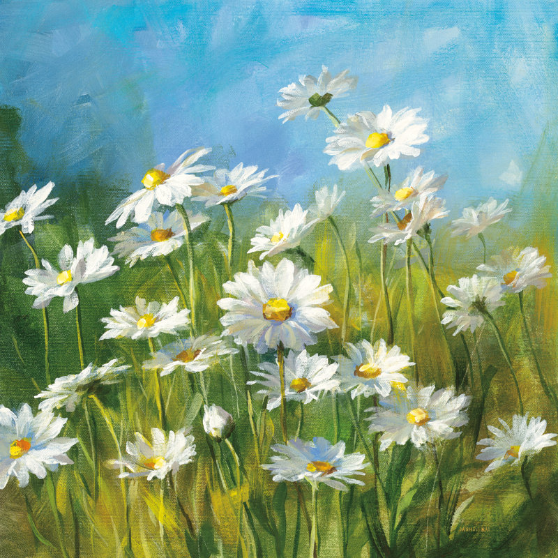 Summer Field II - Wrapped Canvas Print, 20" H x 20" W
