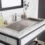 Trough Copper Hand Hammered Rectangular Drop-In Bathroom Sink-113450293
