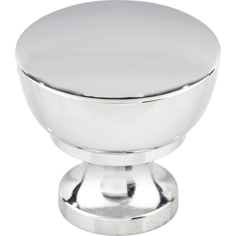 Bergen 1 1/4" Diameter Mushroom Knob, Polished Chrome