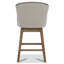 Tabouret de comptoir pivotant 26 po Azena-1425315257-1432902508