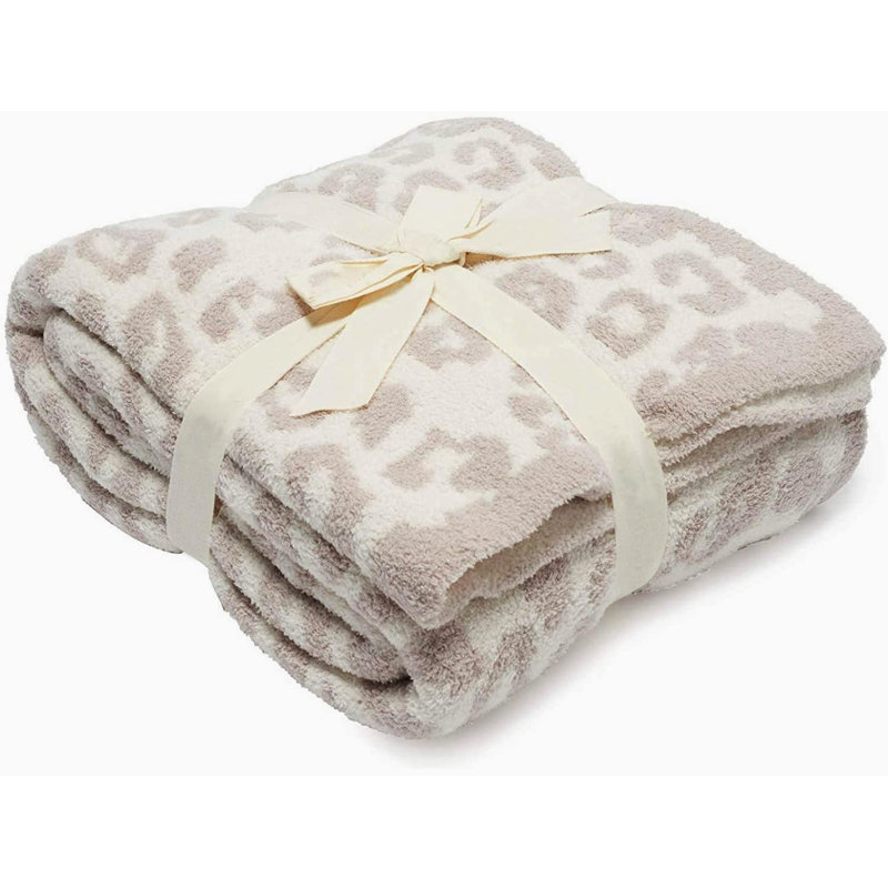 Hand Woven Throw Blanket, Beige