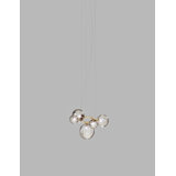 Puppet Ring Suspension 5 Crystal Transparent Matt Gold 3 G9 Ul