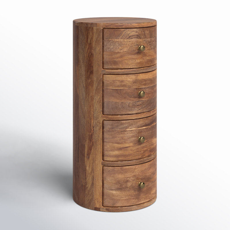 Atlantic 4-Drawer Nightstand - Stylish Bedroom Storage