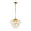 Lustre en cristal 3 lumières Glam