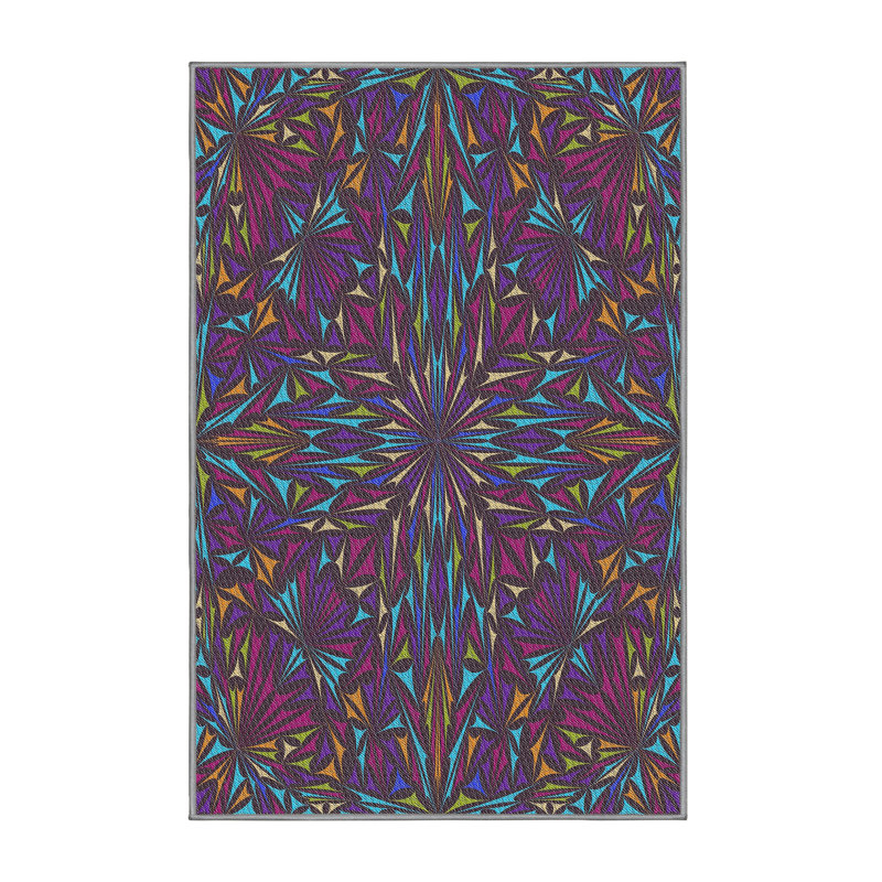 Oriental Indoor Rug, Rectangle 5' x 7'