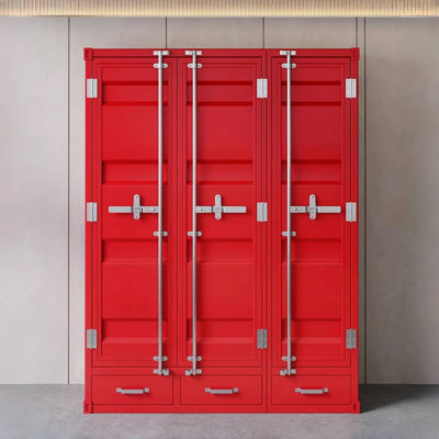Modern Minimalist Iron Wardrobe