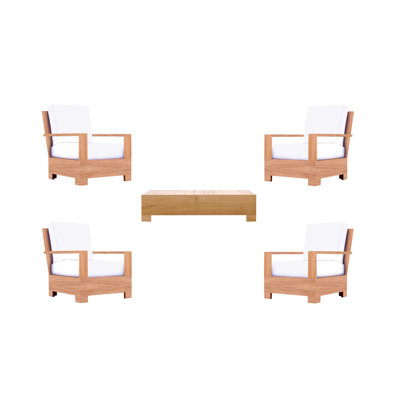 Leveb 4 - Person Patio Conversation Set with Cushions