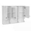 Armoire à pharmacie à miroir 41 pouces avec tablettes ouvertes-1886808981