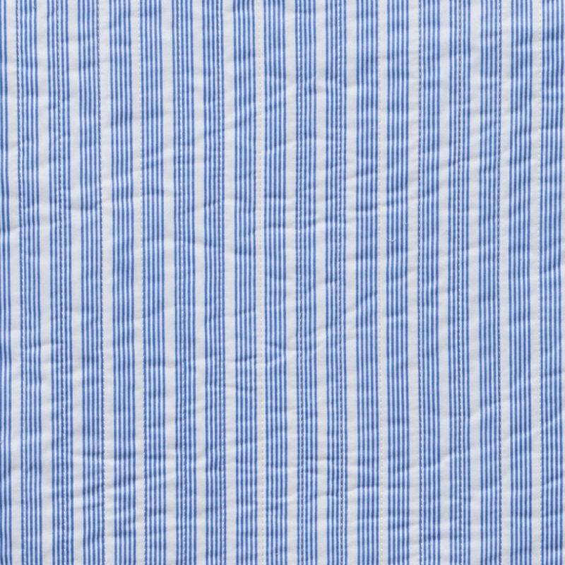 Blue Twin Reversible Microfiber Quilt Set