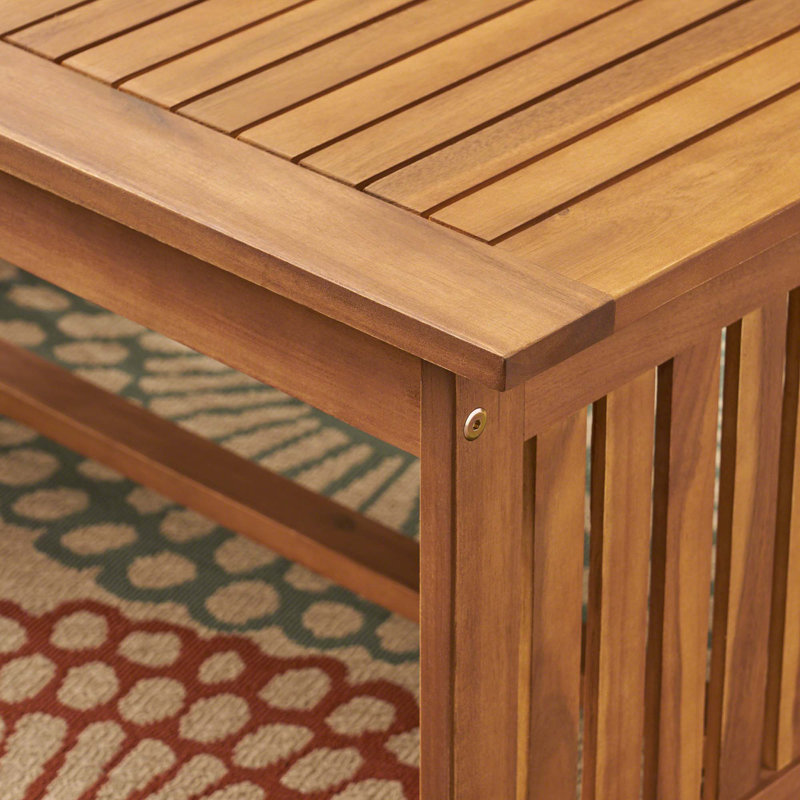 CASA ACACIA COFFEE TABLE, Brown/Antique Bronze