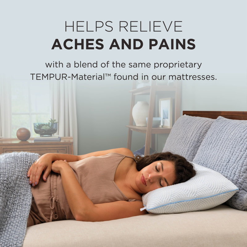 TEMPUR-Cloud Adjustable Cooling Pillow, King, Single