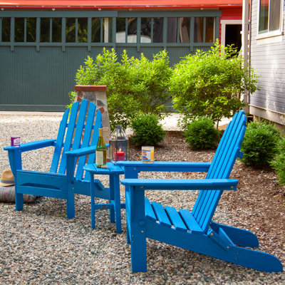 POLYWOOD Classic Adirondack 3-Piece Adirondack Set