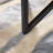 Glass Coffee Table with Solid Wood Base-458493443-443093452