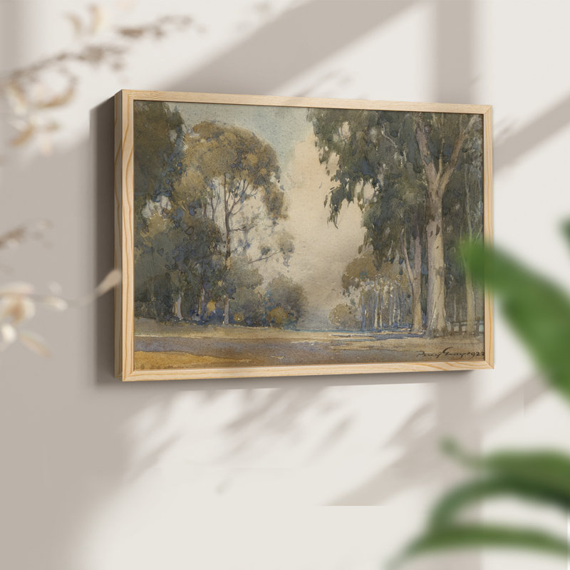 Paysages rétro-CDL XXIV - reproduction encadrée, Naturel, H 11 po x l 14 po