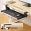 Plateforme pour clavier sans bureau H 5,5 po x l 26,8 po Masino