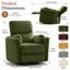 Fauteuil inclinable électrique pivotant l 40 po-1816361452