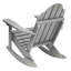 Chaise berçante en plastique Natoli-1494591457