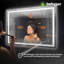 Miroir de salle de bain 36 * 48 po à DEL avec antibuée, lumière à intensité variable et mémoire-1178470936