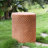 Outdoor Patio Round Mgo Side Table, Brown