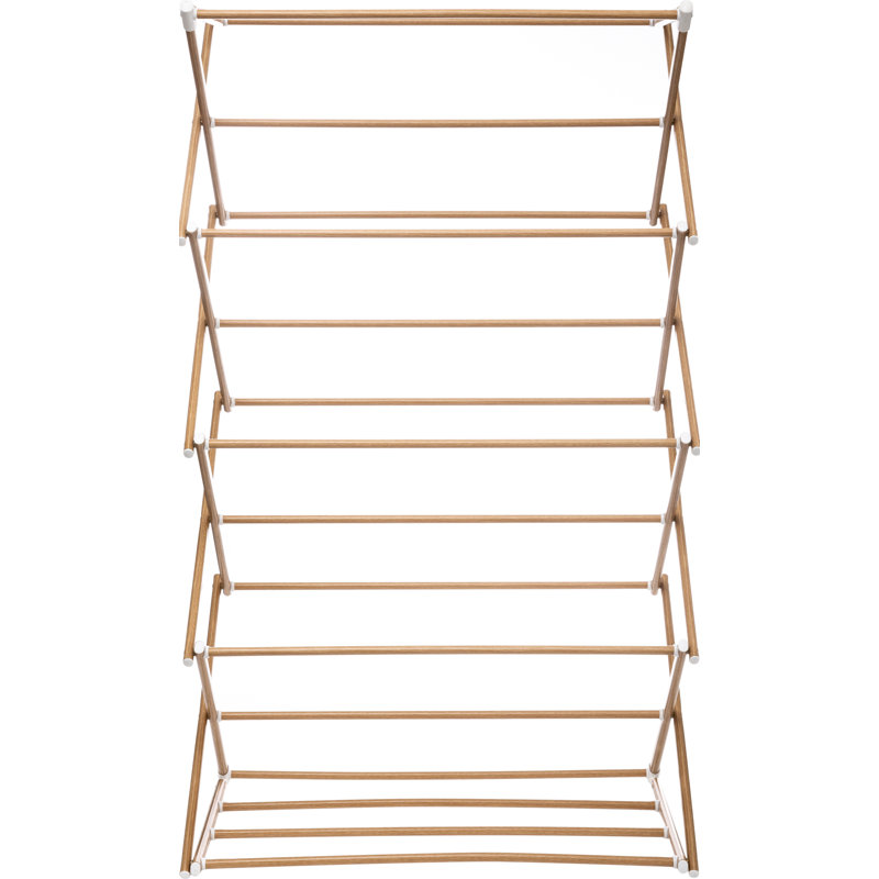 Bamboo Foldable Accordion Drying Rack