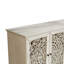 Buffet antique 60 "avec sculptures florales-628464373
